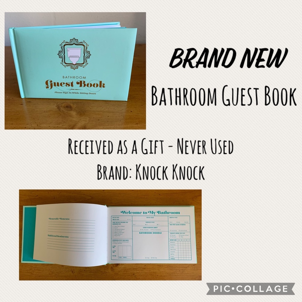 Bathroom Guestbook